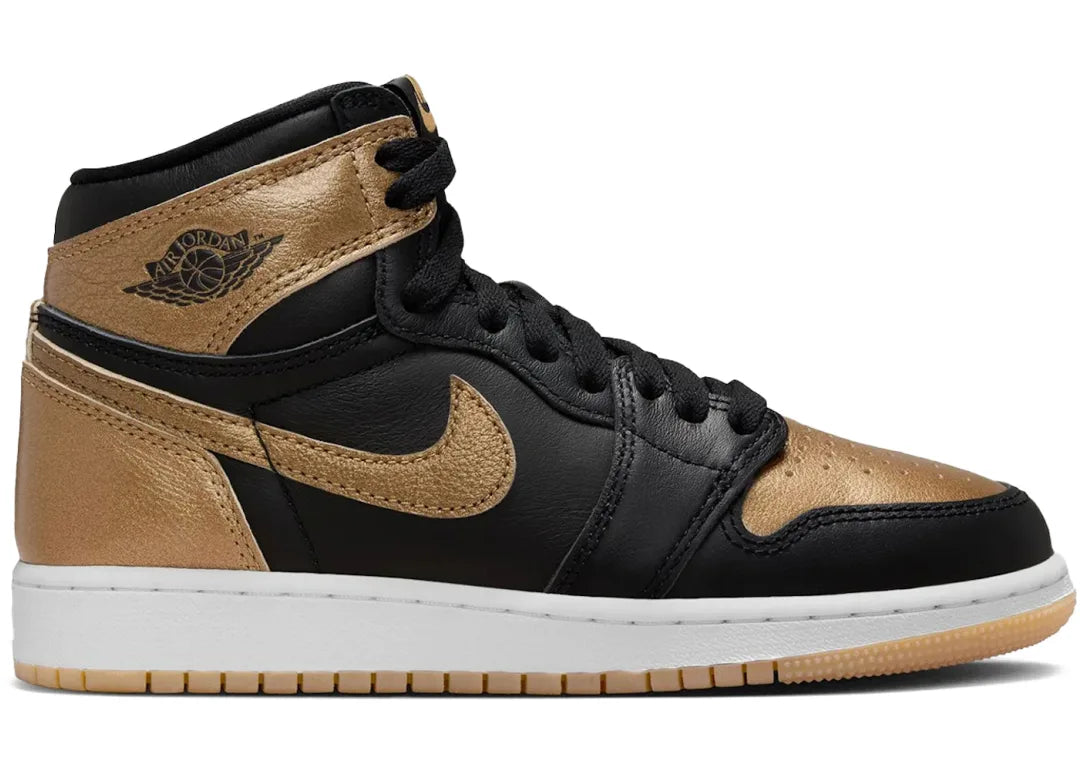 Jordan 1 Retro High OG Black Metallic Gold (GS)