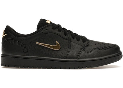 Jordan 1 Low Method of Make Black Metallic Gold (Women's)