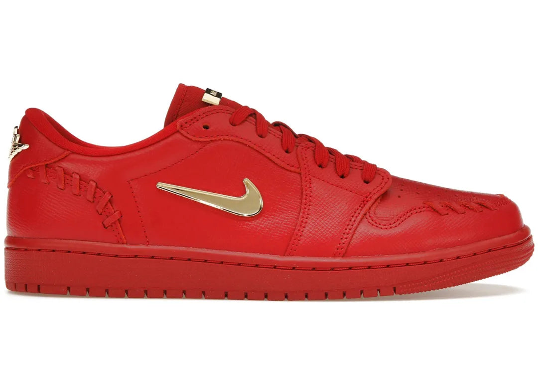 Jordan 1 Low Method of Make Gym Red Metallic Gold (Women's)