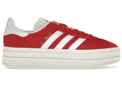 Adidas Gazelle Bold Red Cloud White - PLUGSNEAKRS