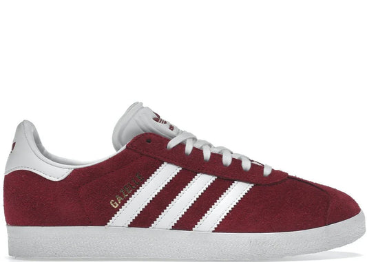 Adidas Gazelle Collegiate Burgundy White - PLUGSNEAKRS