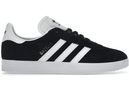 Adidas Gazelle Core Black Cloud White Gold - PLUGSNEAKRS