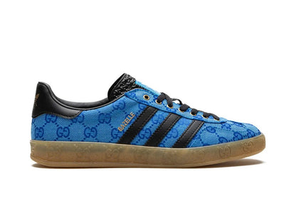 Adidas x Gucci Gazelle Blue GG Monogram - PLUGSNEAKRS