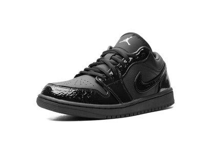 Jordan 1 Low SE Patent Elephant Black (Women's)