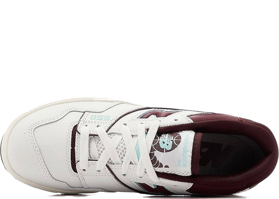 New Balance 550 Burgundy Cyan - PLUGSNEAKRS