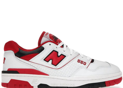 New Balance 550 White Red - PLUGSNEAKRS