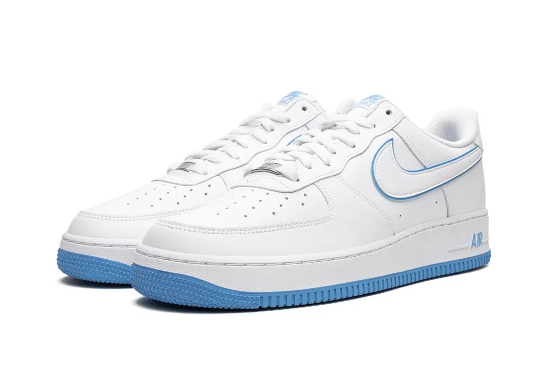 Nike Air Force 1 '07 Low White University Blue Sole - PLUGSNEAKRS