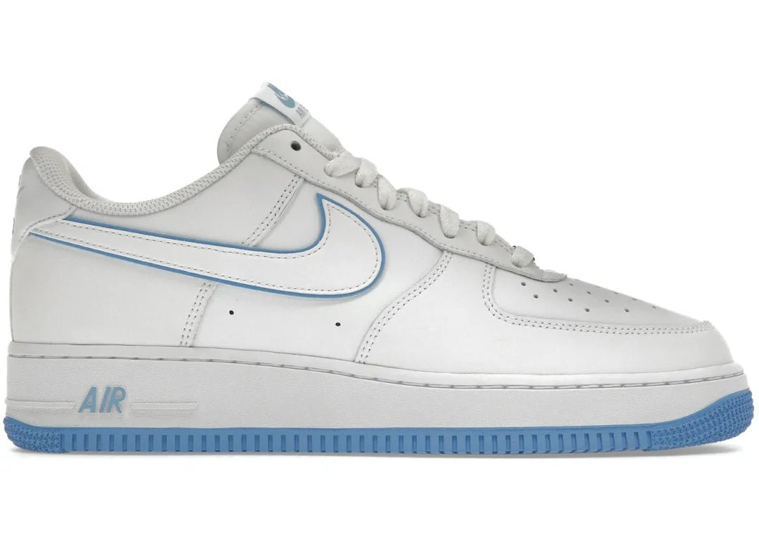 Nike Air Force 1 '07 Low White University Blue Sole - PLUGSNEAKRS