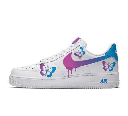 Nike Air Force 1 Custom Farfalle Two-tone - PLUGSNEAKRS