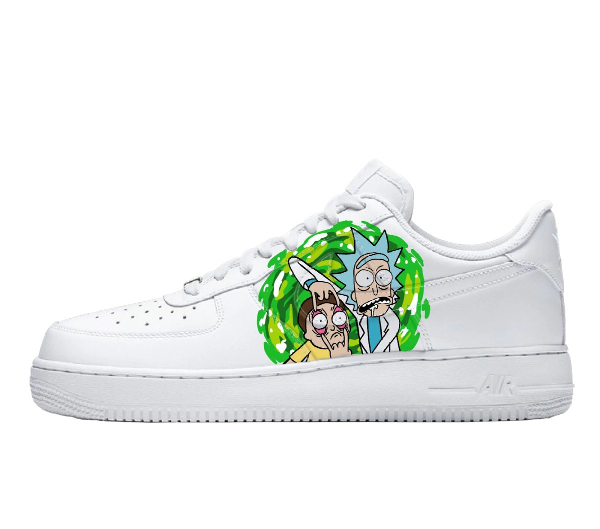 Nike Air Force 1 Custom Rick e Morty - PLUGSNEAKRS