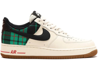 Nike Air Force 1 Low '07 LX Plaid Pale Ivory Stadium Green - PLUGSNEAKRS