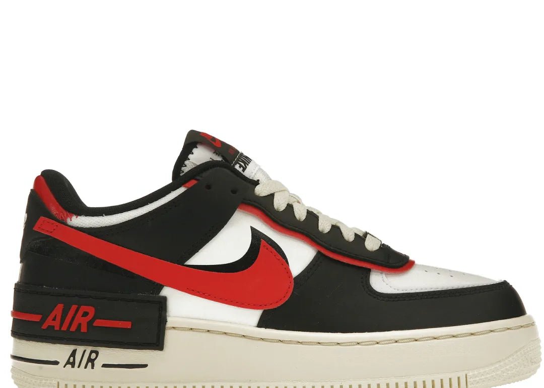 Nike Air Force 1 Low Shadow Summit White University Red Black - PLUGSNEAKRS