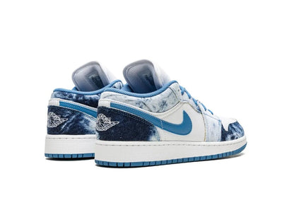 Nike Air Jordan 1 Low Washed Denim (GS) - PLUGSNEAKRS