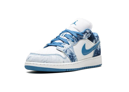 Nike Air Jordan 1 Low Washed Denim (GS) - PLUGSNEAKRS