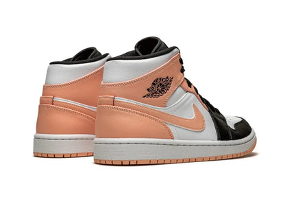 Nike Air Jordan 1 Mid Arctic Orange Black Toe - PLUGSNEAKRS