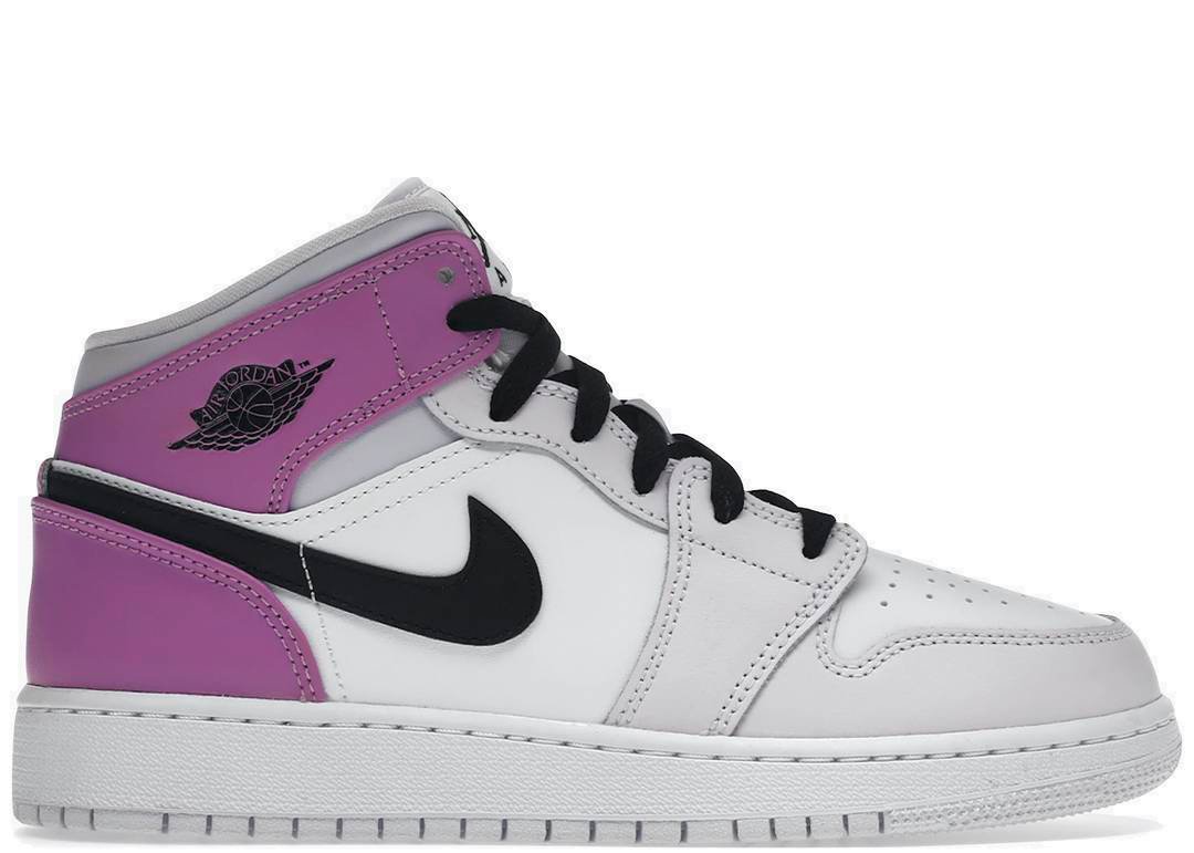 Nike Air Jordan 1 Mid Barely Grape (GS) - PLUGSNEAKRS