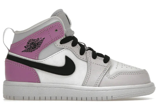 Nike Air Jordan 1 Mid Barely Grape (PS) - PLUGSNEAKRS