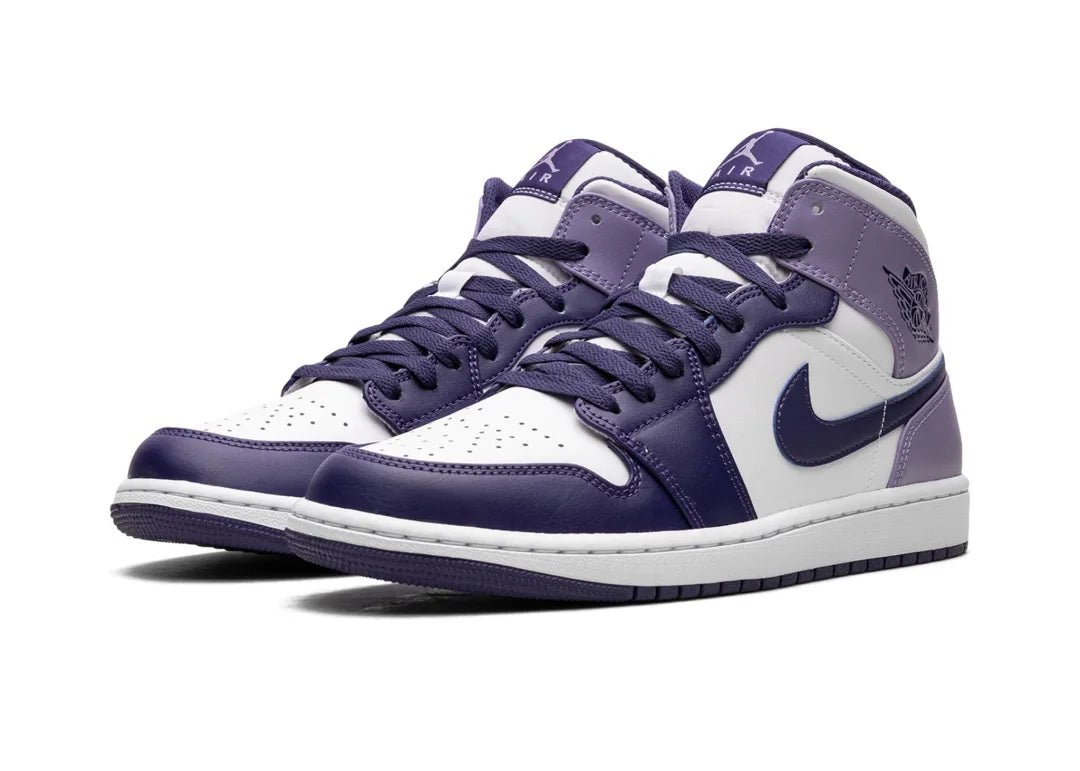 Nike Air Jordan 1 Mid Blueberry - PLUGSNEAKRS