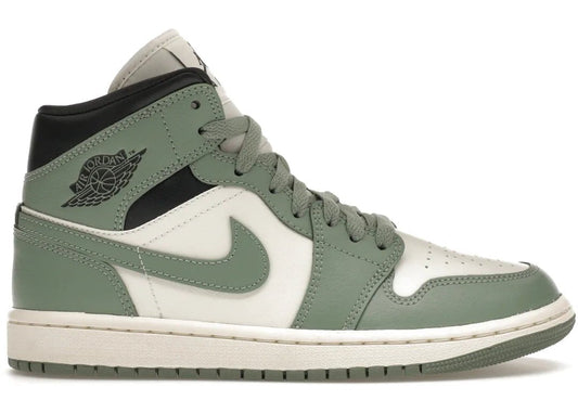 Nike Air Jordan 1 Mid Jade Smoke - PLUGSNEAKRS