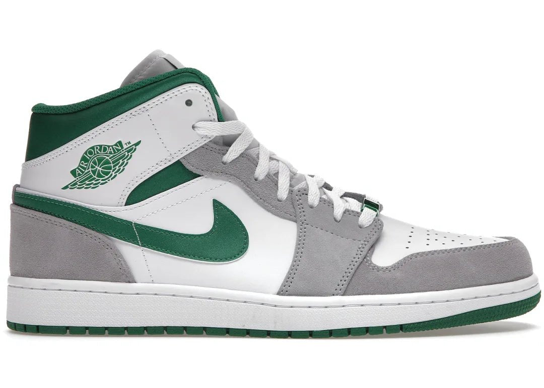 Nike Air Jordan 1 Mid SE Grey Green - PLUGSNEAKRS