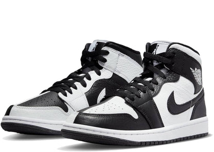 Nike Air Jordan 1 Mid Split Black White - PLUGSNEAKRS