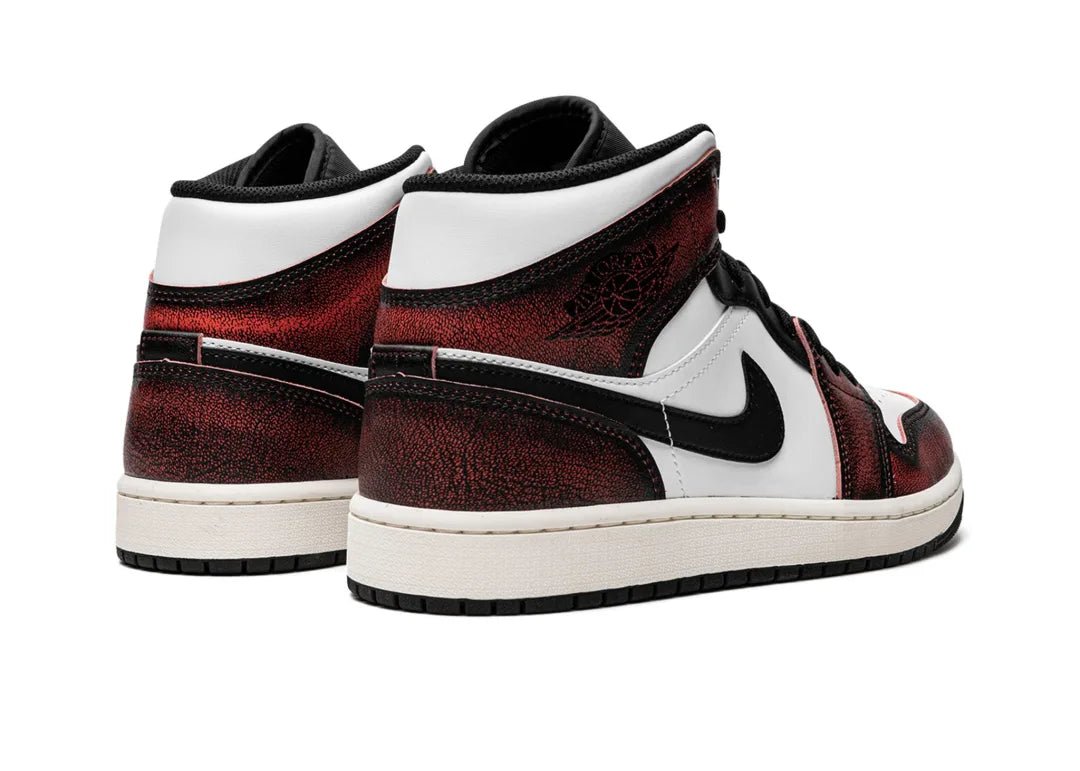 Nike Air Jordan 1 Mid Wear-Away Chicago - PLUGSNEAKRS