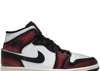 Nike Air Jordan 1 Mid Wear-Away Chicago - PLUGSNEAKRS