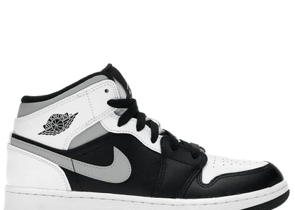 Nike Air Jordan 1 Mid White Shadow (GS) - PLUGSNEAKRS