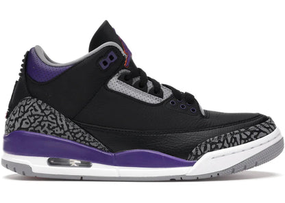 Nike Air Jordan 3 Retro Black Court Purple