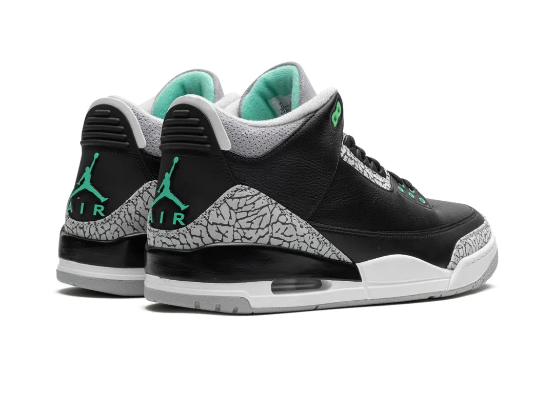 Nike Air Jordan 3 Retro Green Glow - PLUGSNEAKRS