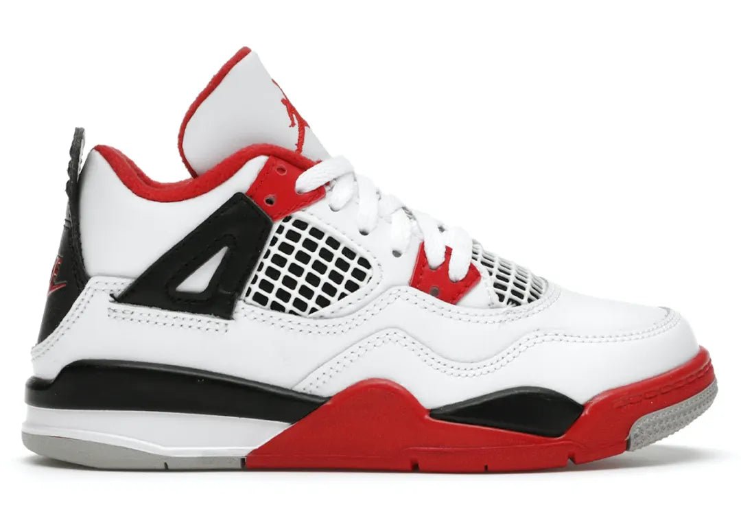 Nike Air Jordan 4 Retro Fire Red (PS) - PLUGSNEAKRS