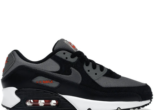 Nike Air Max 90 Grey Black Red - PLUGSNEAKRS