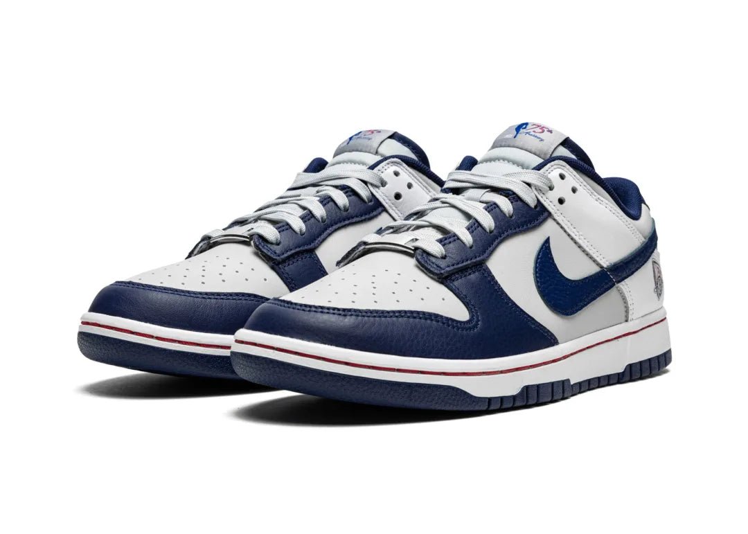 Nike Dunk Low EMB NBA 75th Anniversary Brooklyn Nets - PLUGSNEAKRS