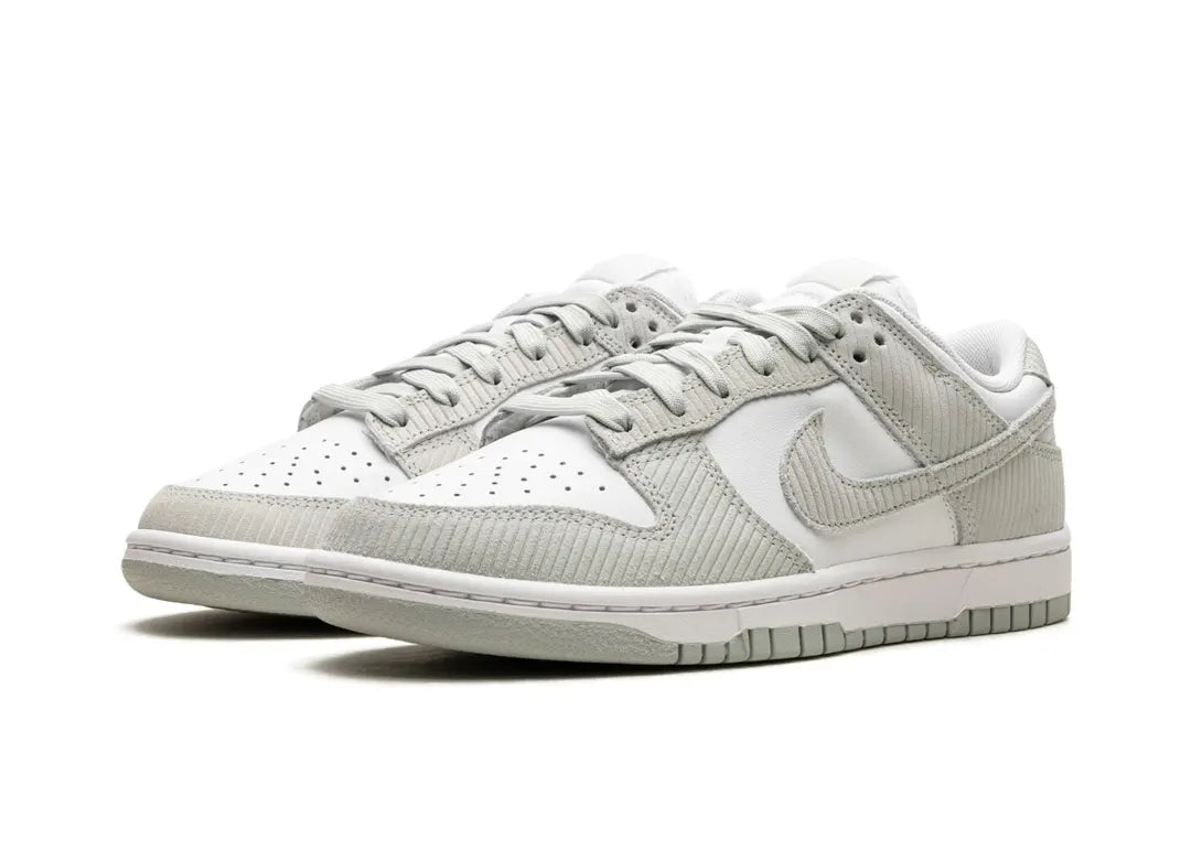 Nike Dunk Low Light Silver Corduroy - PLUGSNEAKRS