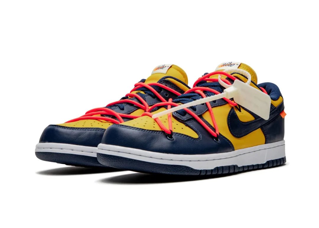 Nike Dunk Low Off-White University Gold - PLUGSNEAKRS