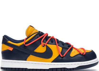 Nike Dunk Low Off-White University Gold - PLUGSNEAKRS