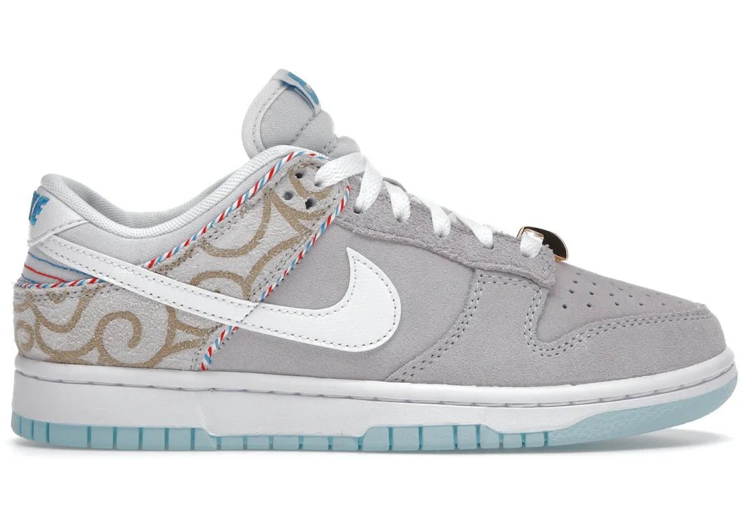 Nike Dunk Low SE Barber Shop Grey - PLUGSNEAKRS