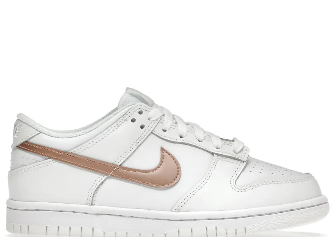 Nike Dunk Low White Pink (GS) - PLUGSNEAKRS