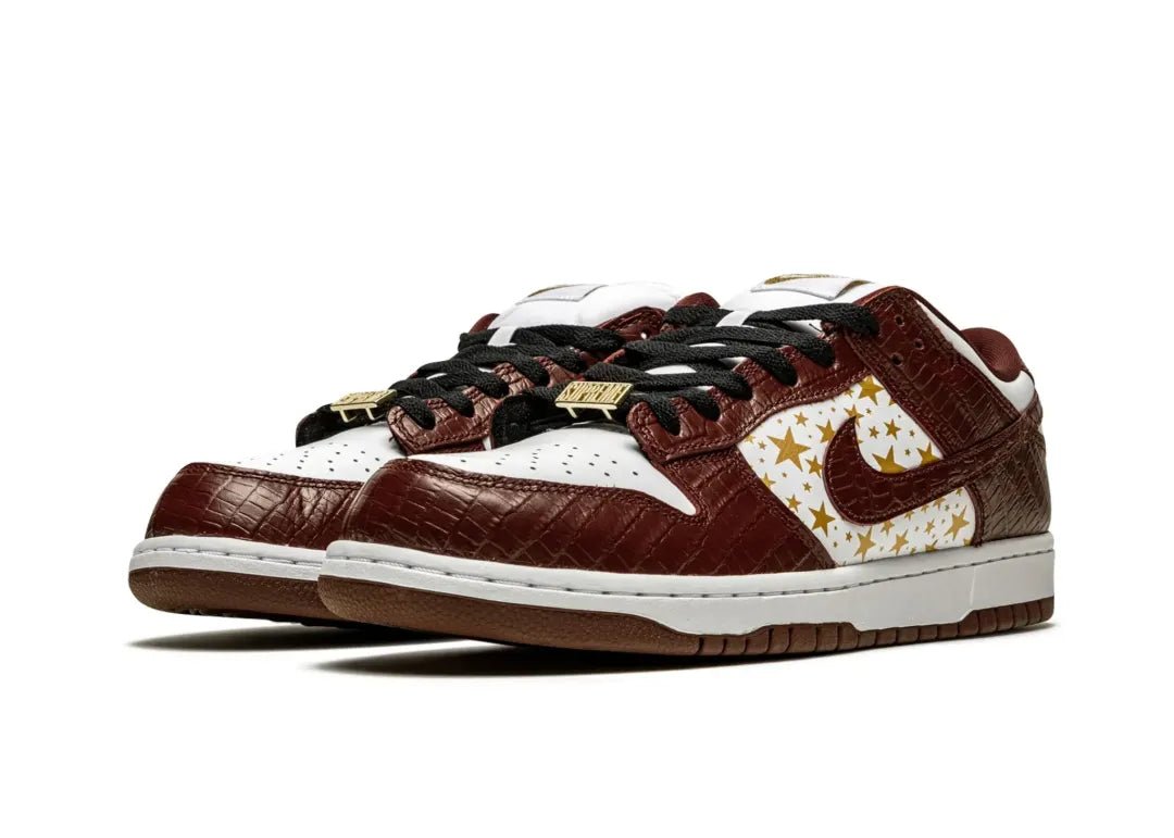 Nike SB Dunk Low Supreme Stars Barkroot Brown - PLUGSNEAKRS