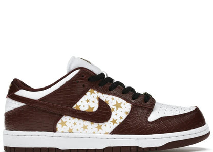 Nike SB Dunk Low Supreme Stars Barkroot Brown - PLUGSNEAKRS